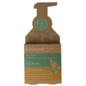 The Green Lab Co Handzeep navulset munt & kamille