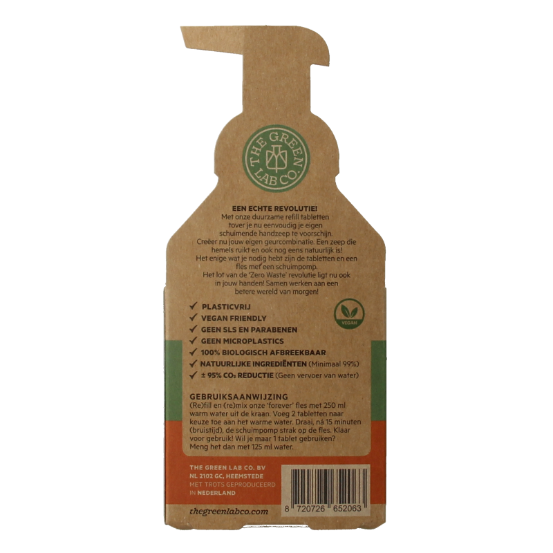 The Green Lab Co Handzeep navulset rozemarijn & gember - Afbeelding 3