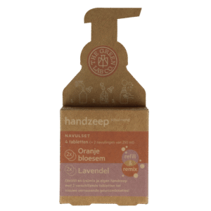 The Green Lab Co Handzeep navulset oranjebloesem & lavendel