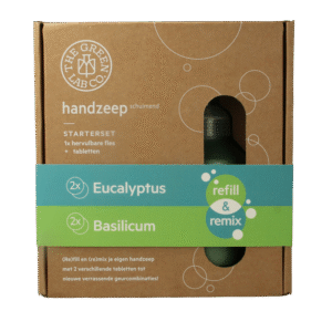 The Green Lab Co Handzeep premium starterset eucalyptus & basilicum