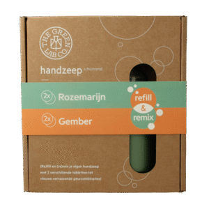 The Green Lab Co Handzeep premium starterset rozemarijn & gember