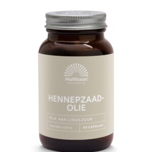 Mattisson Hennepzaadolie 1000mg