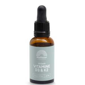 Mattisson Vitamine D3/K2 75mcg/36mcg vegan druppels