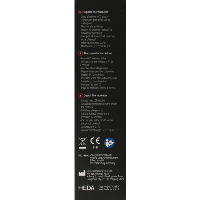 HEDA Thermometer luxe 10 seconden - Afbeelding 4