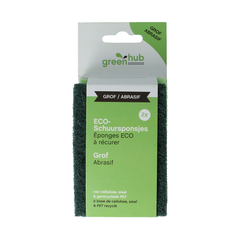 Greenhub Schuursponsjes grof eco