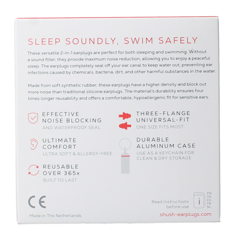 Shush Slaap en zwem oordopjes - Afbeelding 4