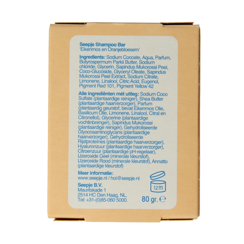 Seepje Shampoo bar eikenmos en oranjebloesem - Afbeelding 3