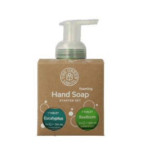 The Green Lab Co Handzeep startset eucalyptus basilicum