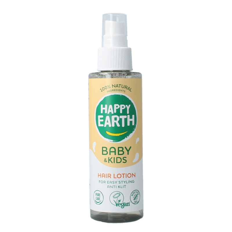 Happy Earth Hairlotion voor baby & kids