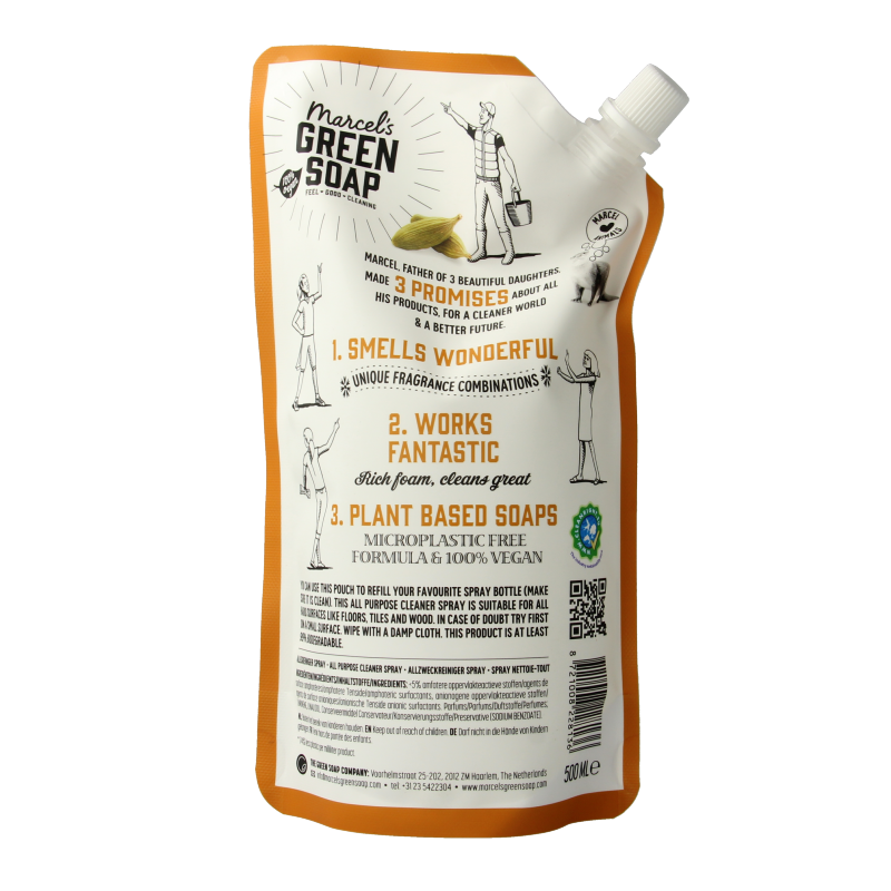 Marcel's Green Soap Allesreiniger spray sandelhout & kardemom navullin - Afbeelding 2