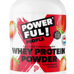 Powerful People  Whey protein powder strawberry