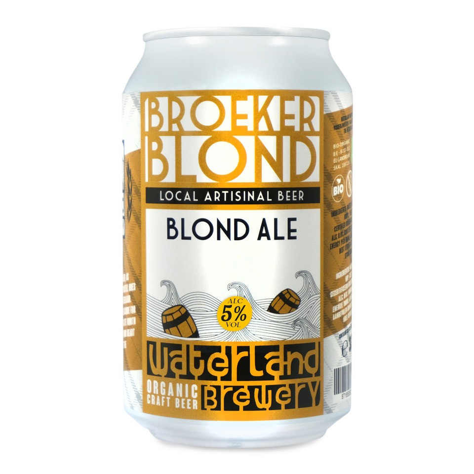 Waterland Brewery Belgian-ale Broeker blonde bio