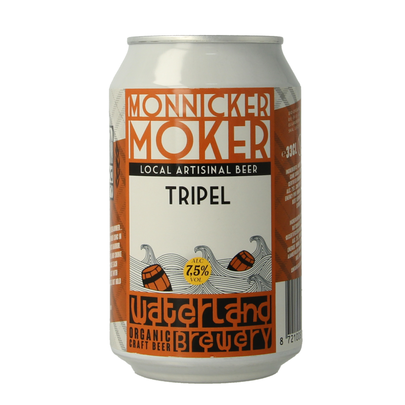 Waterland Brewery Tripel monnicker moker bio