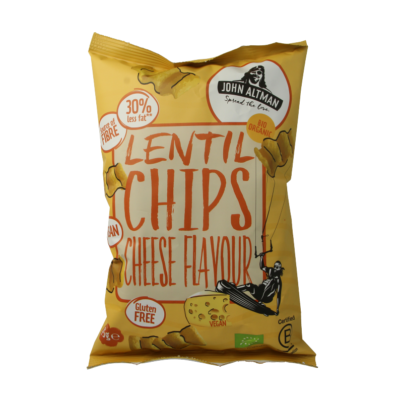John Altman Linzen chips vegan cheese bio