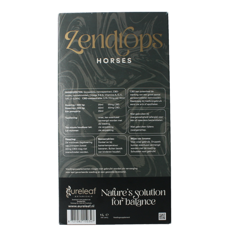 Zendrops CBD relieve oil horses - Afbeelding 2
