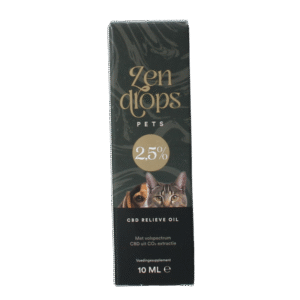 Zendrops CBD relieve oil pets 2.5%
