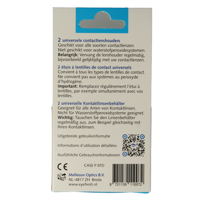 Eyefresh Lenshouder plat duo - Afbeelding 2