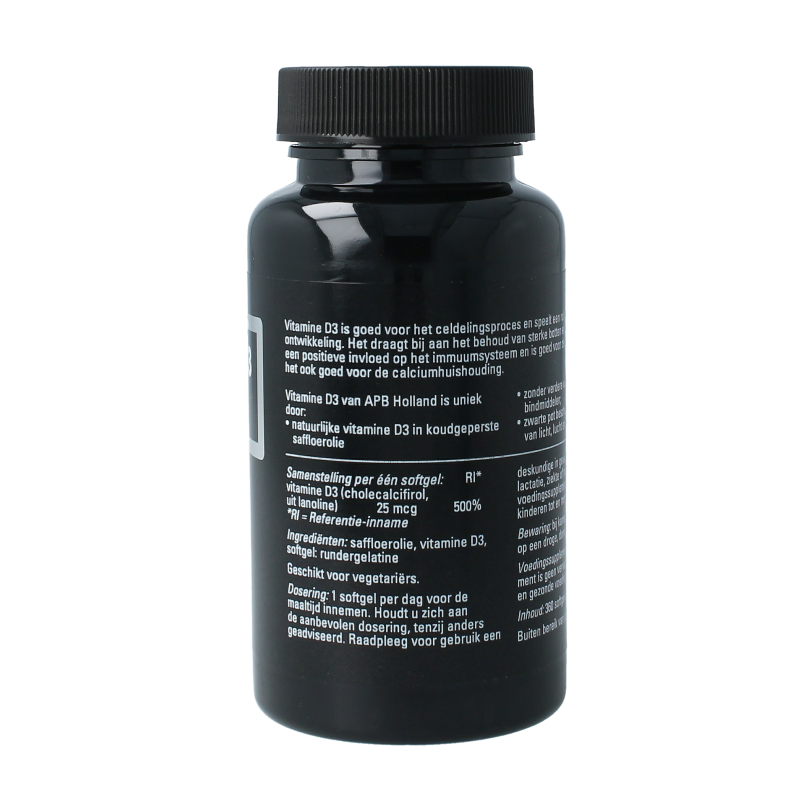 APB Holland Vitamine D3 1000IU 25mcg - Afbeelding 3