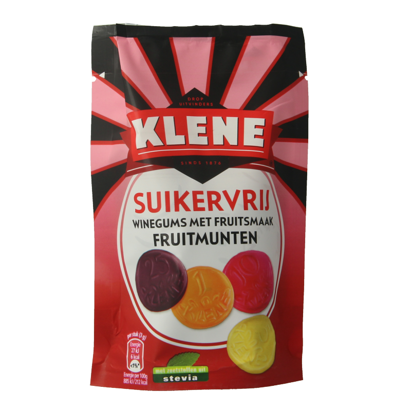 Klene Fruitmunten suikervrij