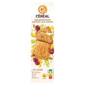 Cereal Rozijnenkoeken minder suiker