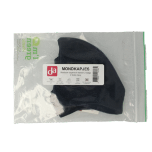 Easyessentials Mondkapje katoen 2-laags navy