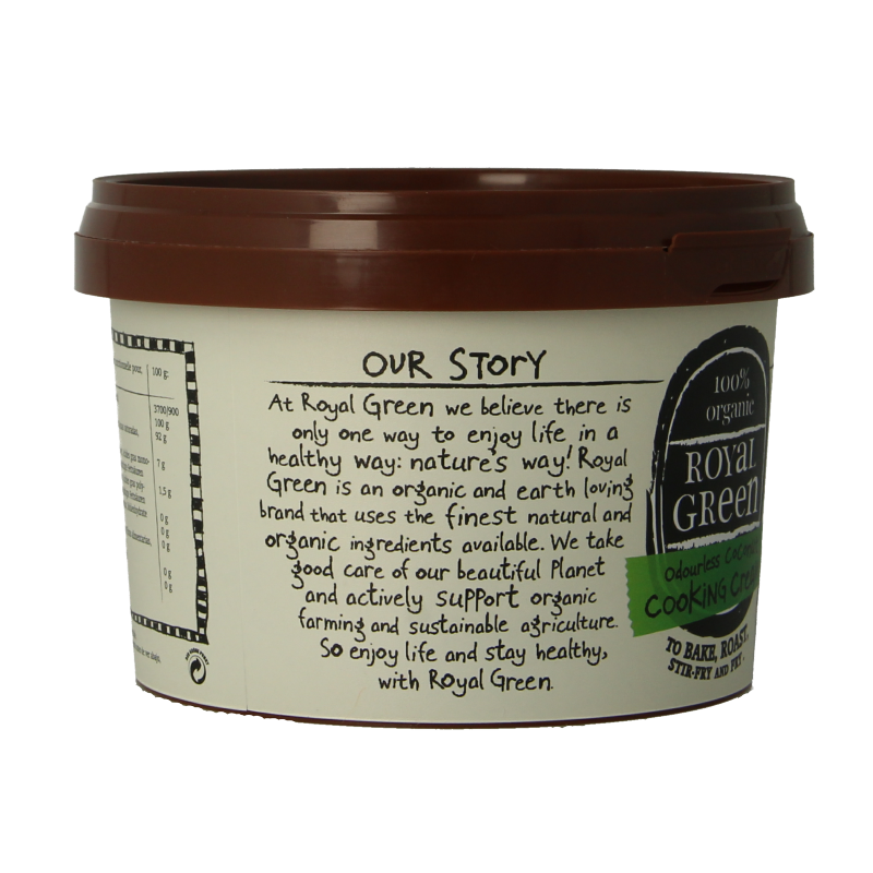 Royal Green Kokos cooking cream odourless bio - Afbeelding 2