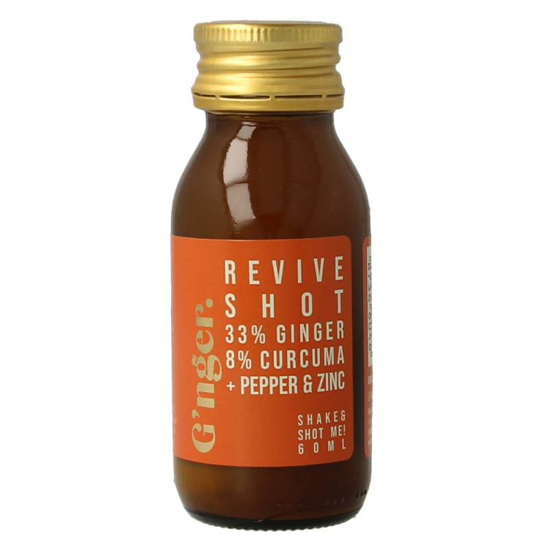 G'nger Shot gember vruchtensap kurkuma revive
