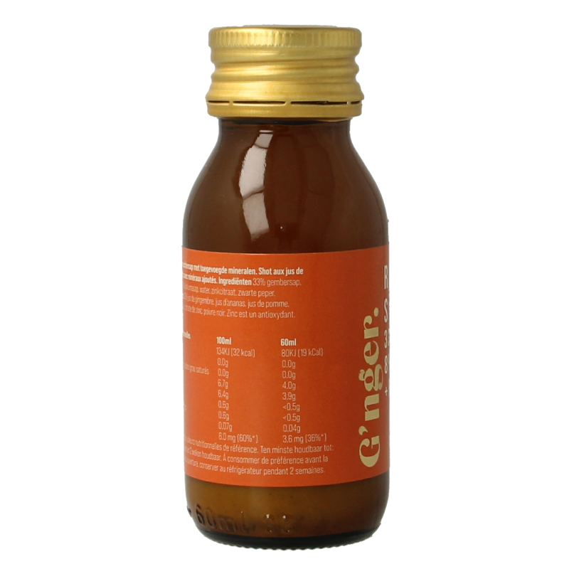 G'nger Shot gember vruchtensap kurkuma revive - Afbeelding 2