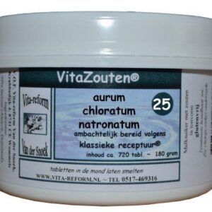 Vitazouten Aurum chlor. natronatum VitaZout nr. 25