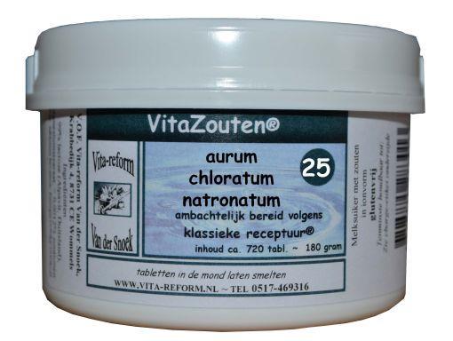 Vitazouten Aurum chlor. natronatum VitaZout nr. 25