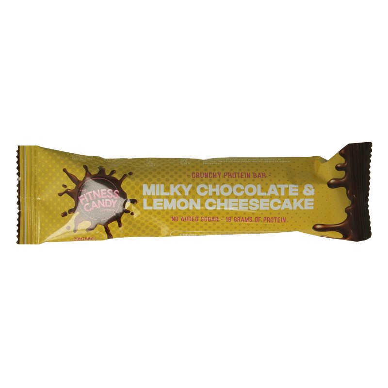 The fitness candy company Milky chocolate & lemon cheesecake