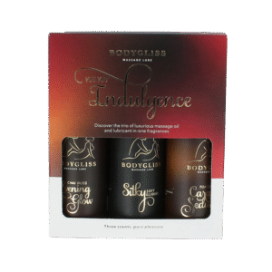 Bodygliss Velvet indulging three-pack travel edition