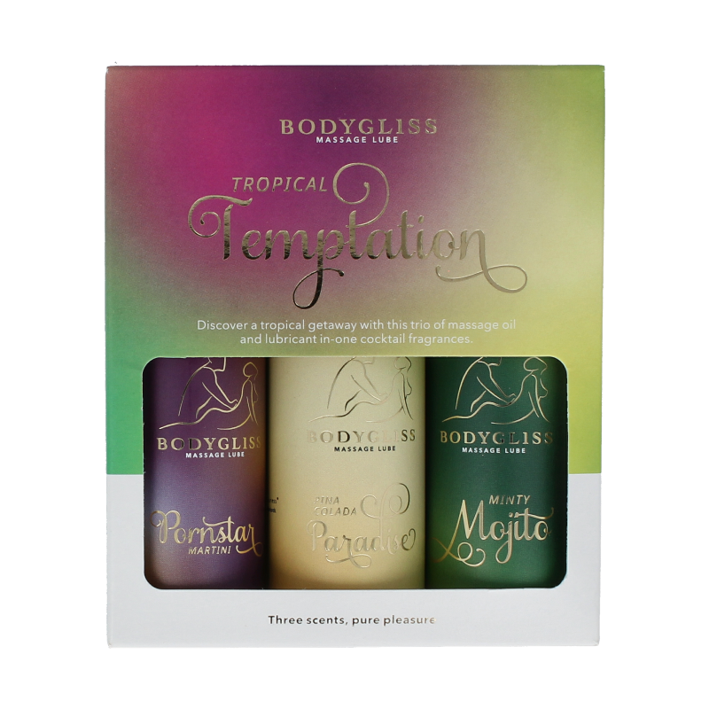 Bodygliss Tropical temptation three-pack travel edition