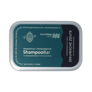 Zeeuwsche Zoute Shampoo bar in aluminium travel case