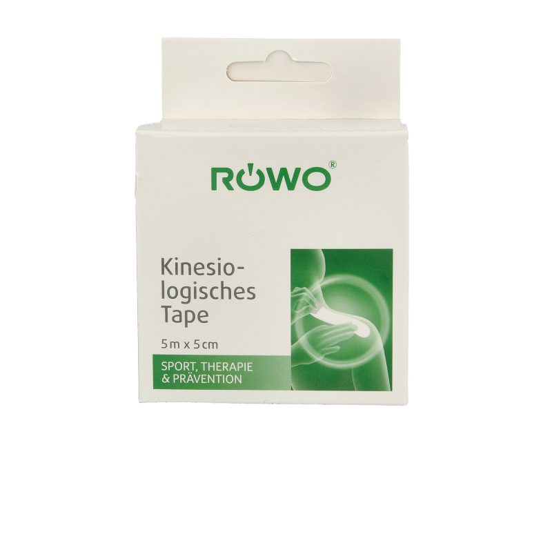 Rowo Kinesiotape zwart 5cmx5m