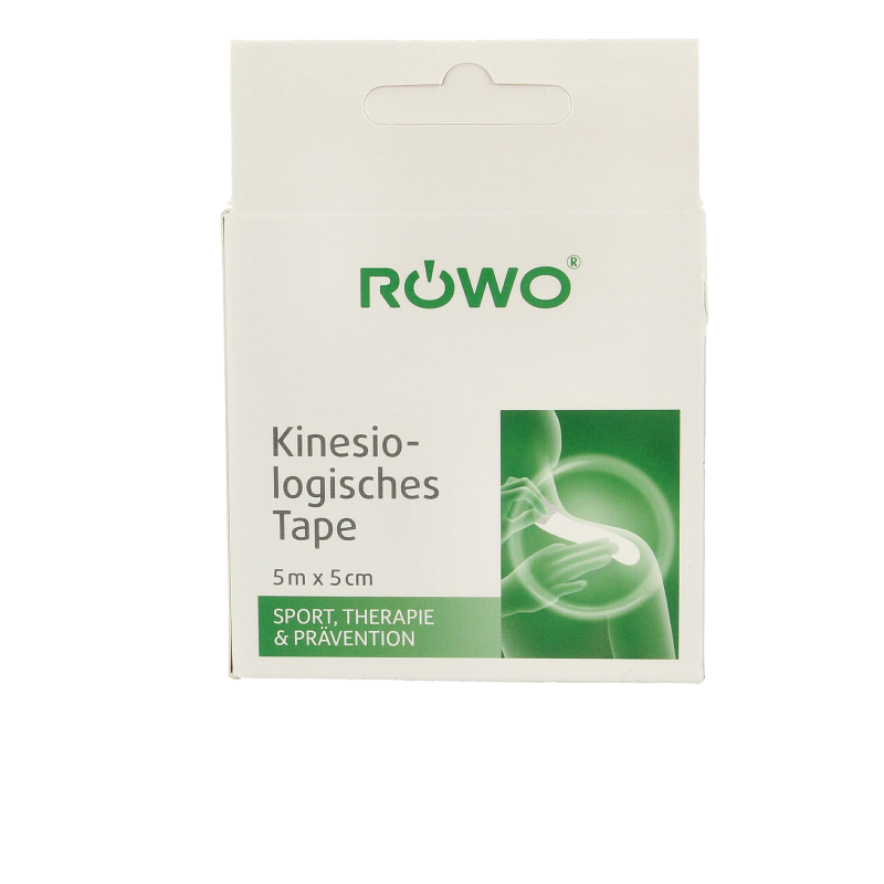 Rowo Kinesiotape zwart 5cmx5m - Afbeelding 3