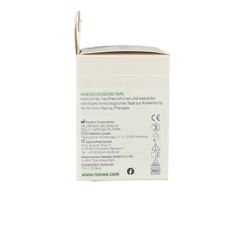 Rowo Kinesiotape zwart 5cmx5m - Afbeelding 4