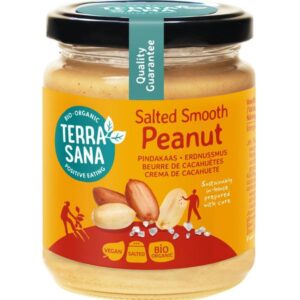 TerraSana Pindakaas fijn met himalayazout bio