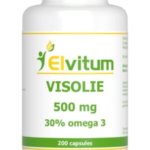 Elvitum  Visolie 500mg omega 3 30%