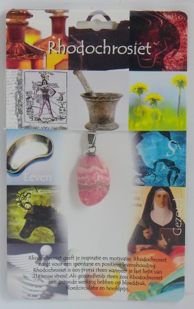 Steengoed Hanger gezondheidssteen rhodochrosiet