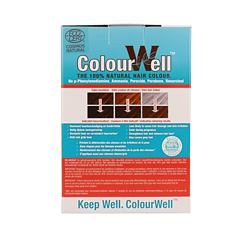 Colourwell 100% Natuurlijke haarkleur mahonie - Afbeelding 3