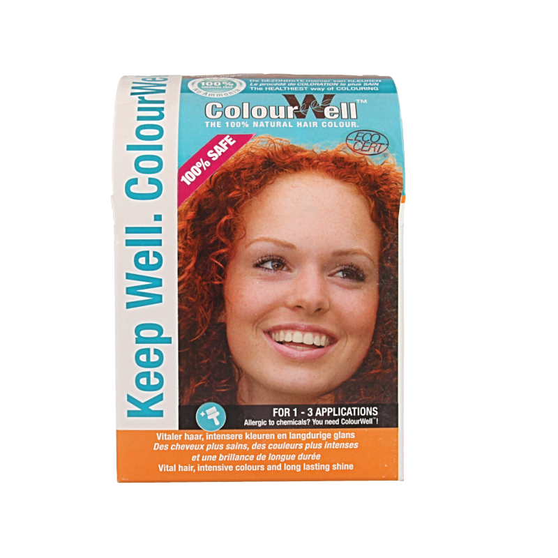 Colourwell 100% Natuurlijke haarkleur koper rood