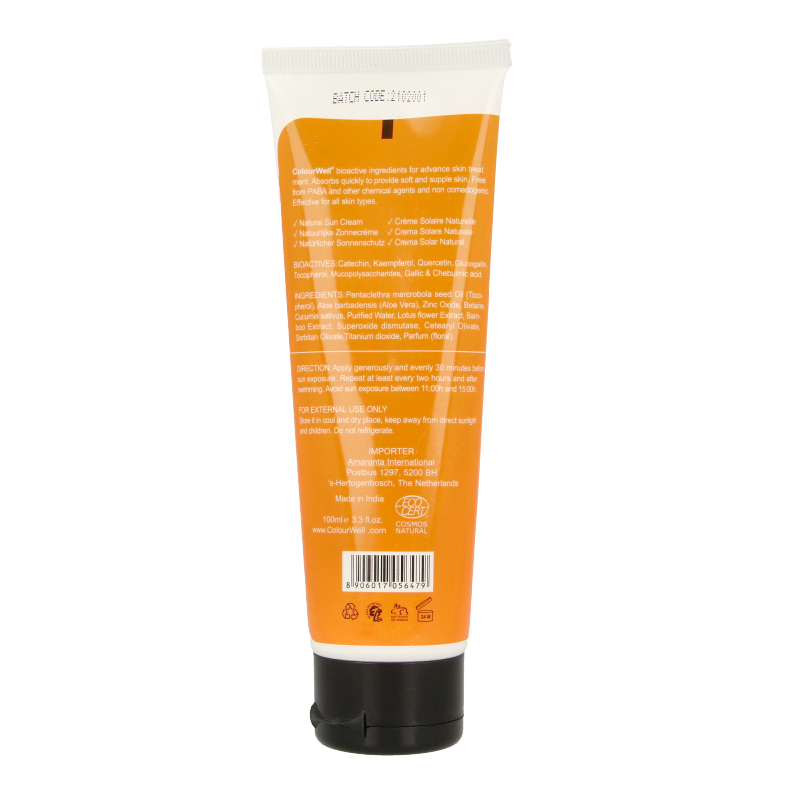 Colourwell Natuurlijke zonnecreme SPF50 - Afbeelding 2