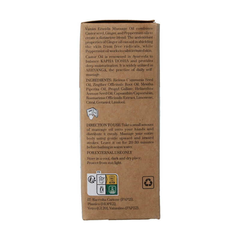 Vanan Eranda massage oil - Afbeelding 3