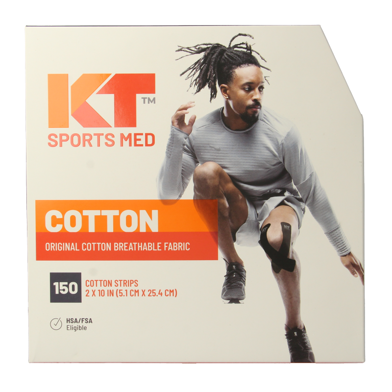 KT Tape Jumbo original roll 38 meter 150 strips zwart prec