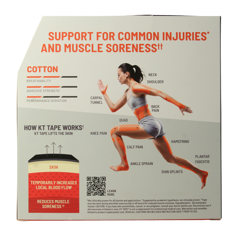 KT Tape Jumbo original roll 38 meter 150 strips zwart prec - Afbeelding 4