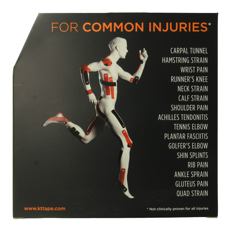 KT Tape Jumbo orignal roll 38 meter 150 strips beige precu - Afbeelding 4