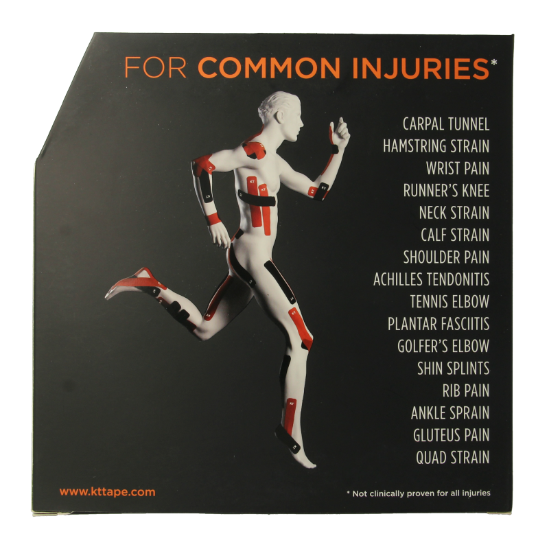 KT Tape Jumbo original roll 38 meter beige precut - Afbeelding 4