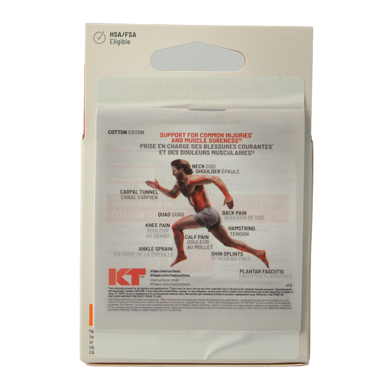 KT Tape Original precut 5 meter beige - Afbeelding 4