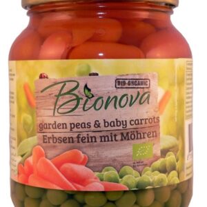 Bionova Doperwten met wortel bio